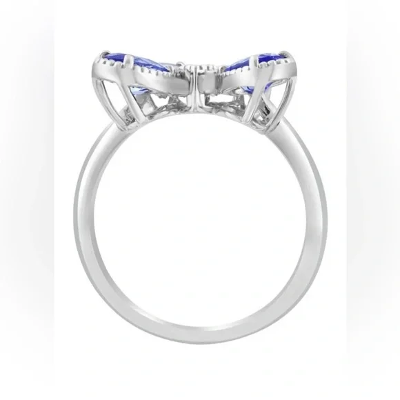 SOLD EFFY® Tanzanite Butterfly Ring (1-1/6 ct. t.w.) Sterling Silver $600 - Picture 4 of 9